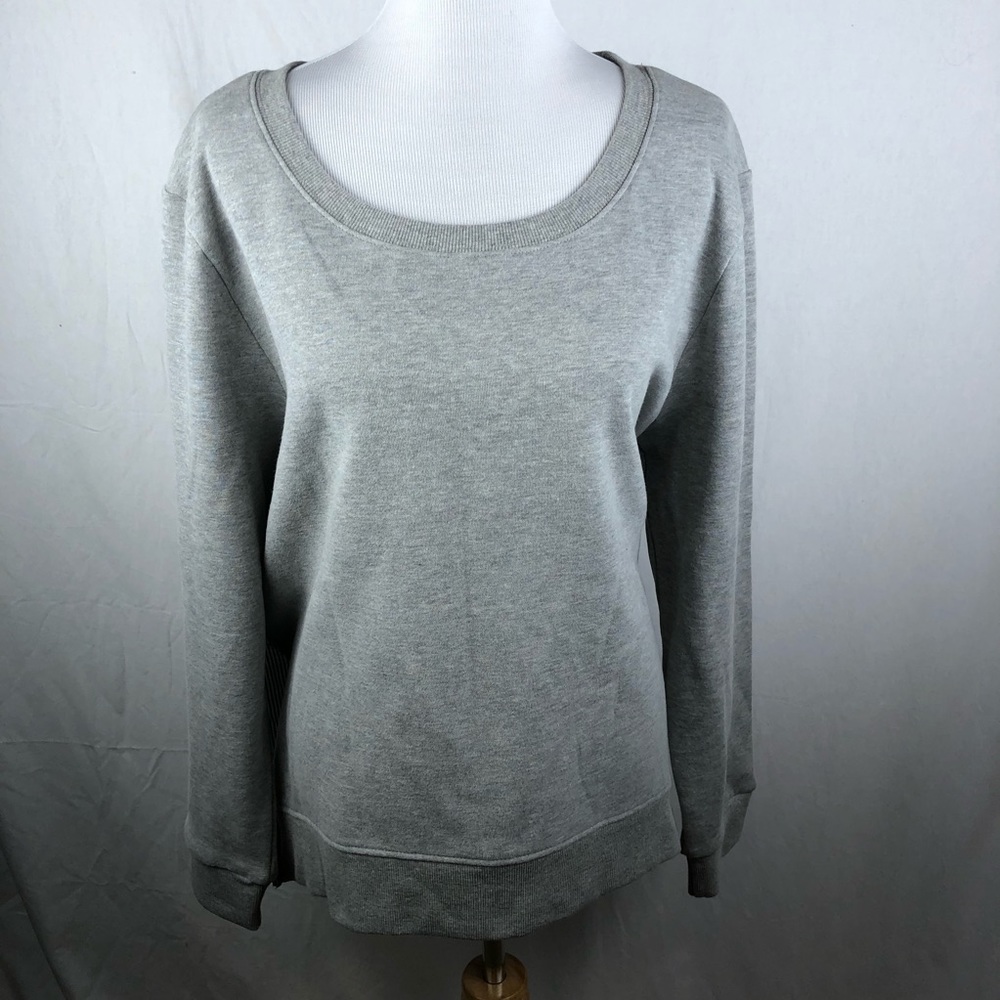 Kensie Jeans 2x mixed fabric sweatshirt top